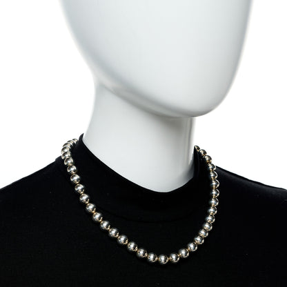 Tiffany Sterling Silver 10mm Hardwear Ball Necklace 2 of 5