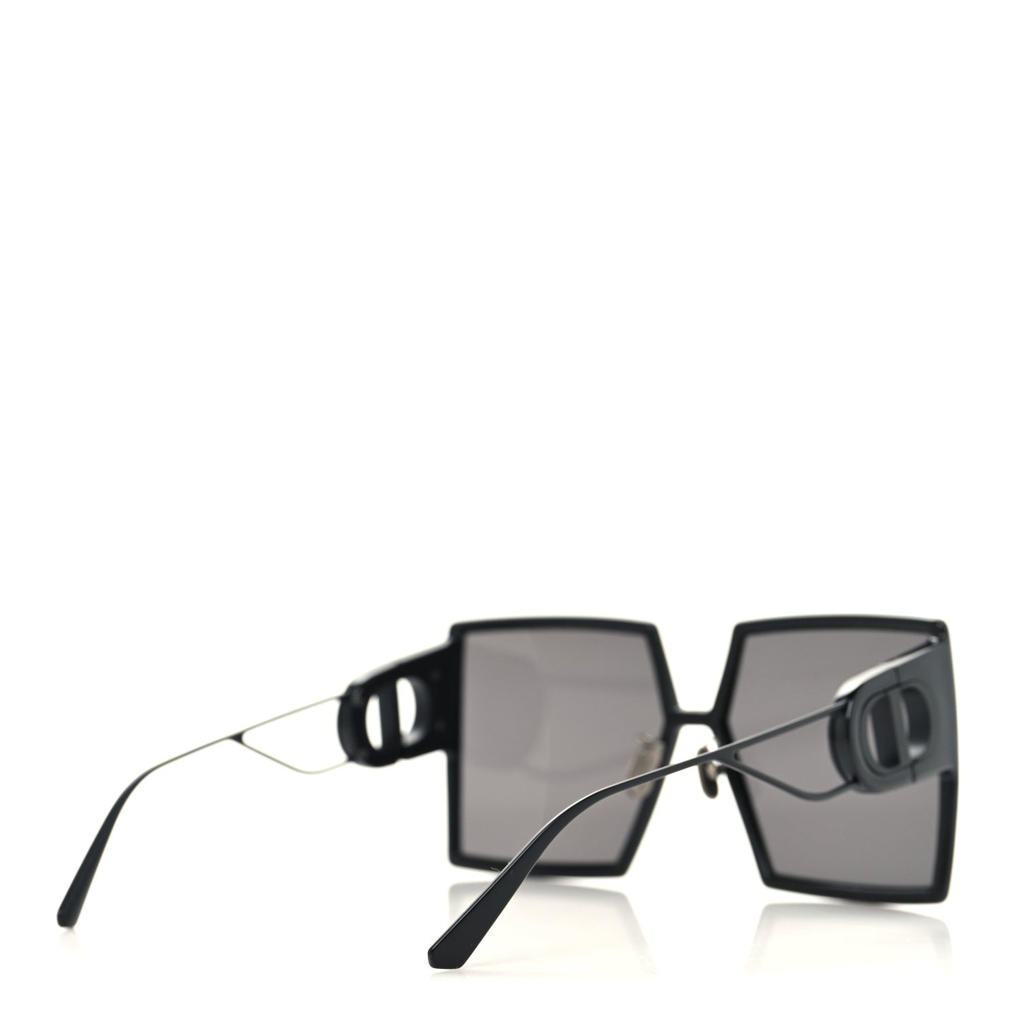 Square 30 Montaigne Sunglasses Black