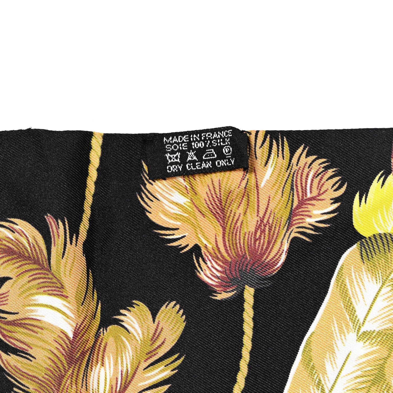 Hermes Silk Brazil Maxi Twilly Black Kaki Vieil 4 of 4