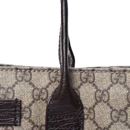 Gucci GG Plus Monogram Small Vertical Tote Dark Brown 16 of 16