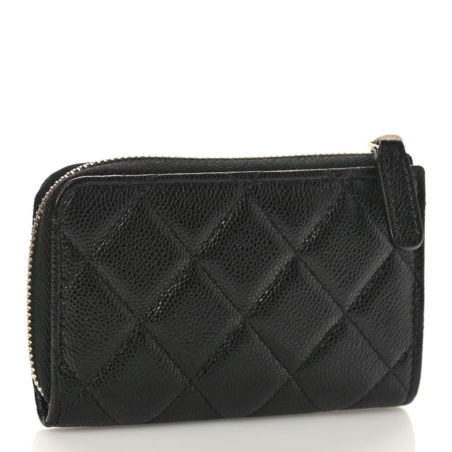 Chanel Caviar Quilted Key Holder Case Black 3 of 10