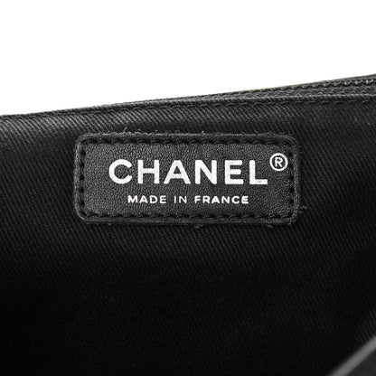 Chanel Calfskin Stitched Large Expandable Flap Bag Black 6 of 10