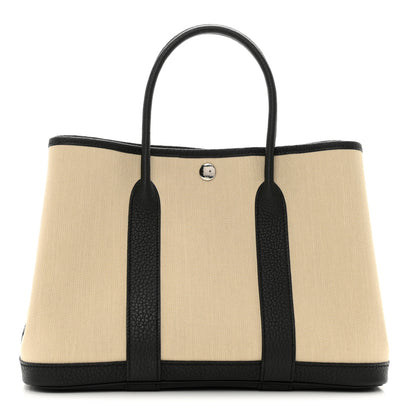 Hermes Toile Negonda Garden Party 30 TPM Beton Black 1 of 10