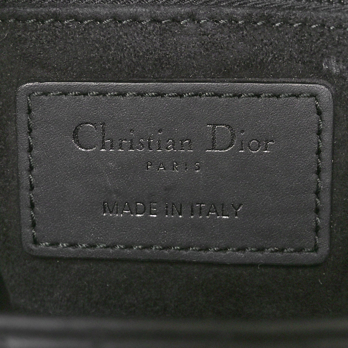 Ultra Matte Calfskin Cannage Medium Lady Dior Black
