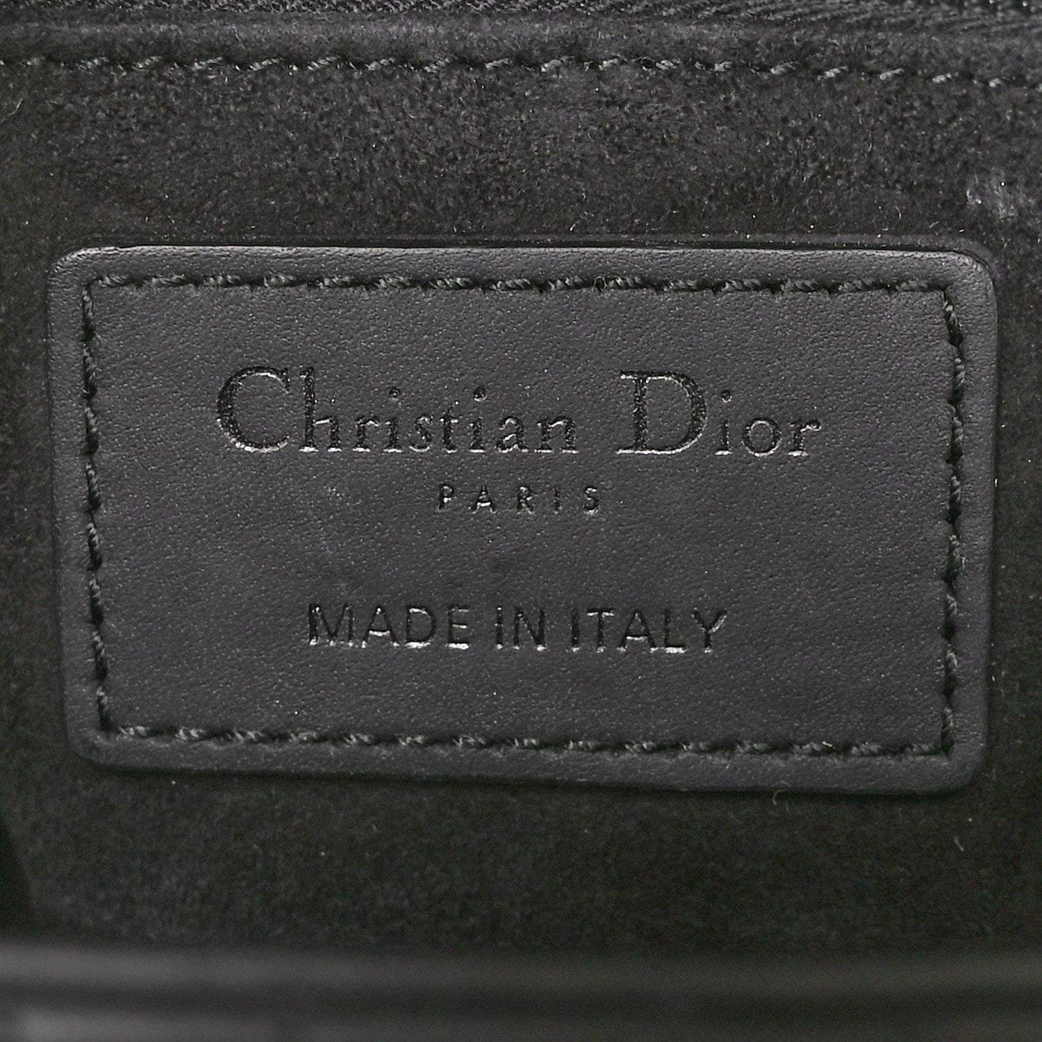 Christian Dior Ultra Matte Calfskin Cannage Medium Lady Dior Black 6 of 9