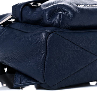 Marc Jacobs Pebbled Calfskin Varsity Backpack French Navy 8 of 15