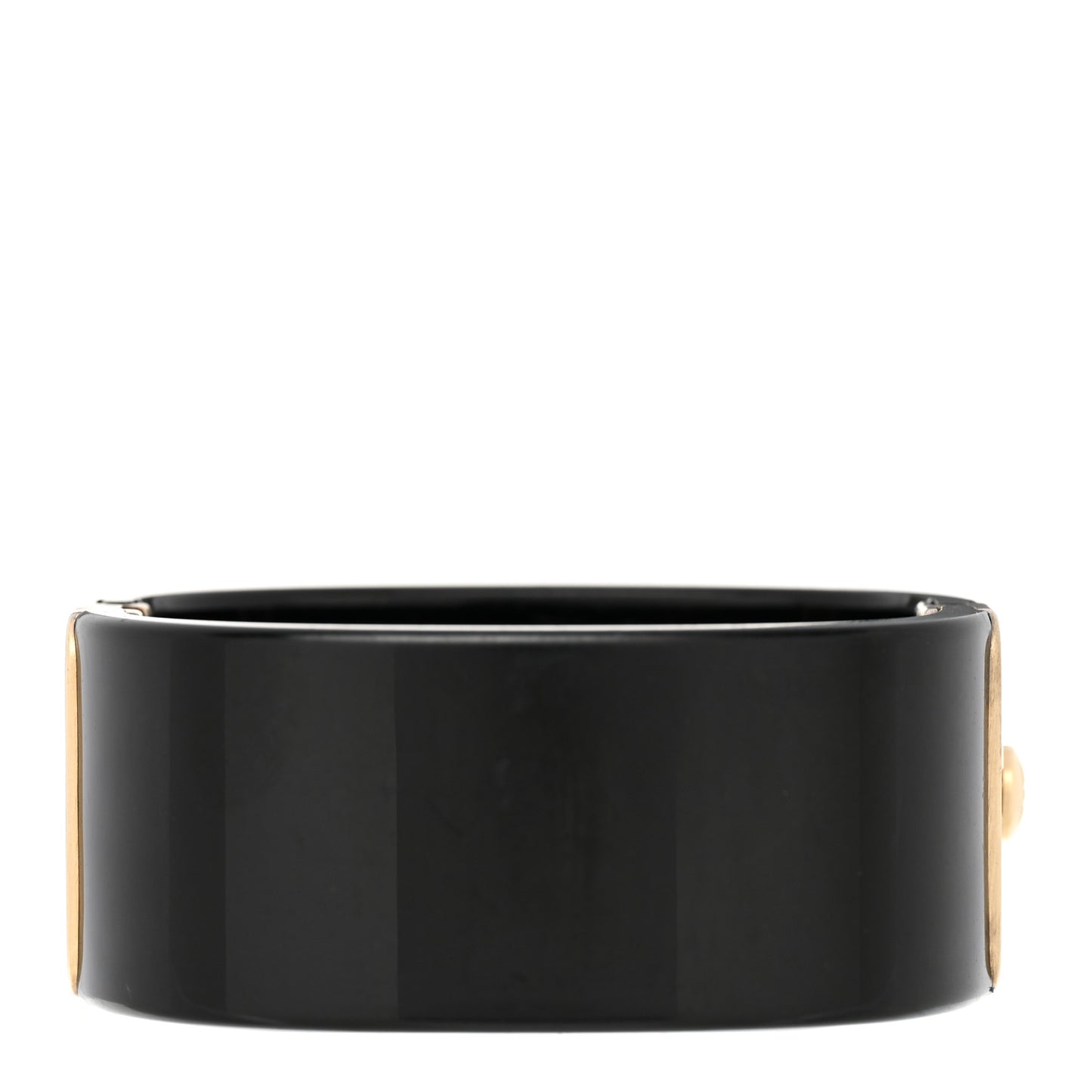 Resin CC Cuff Black Silver Gold