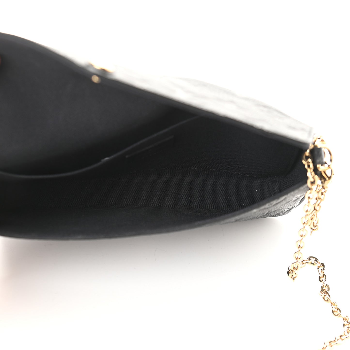 Empreinte Pochette Felicie Chain Wallet Black