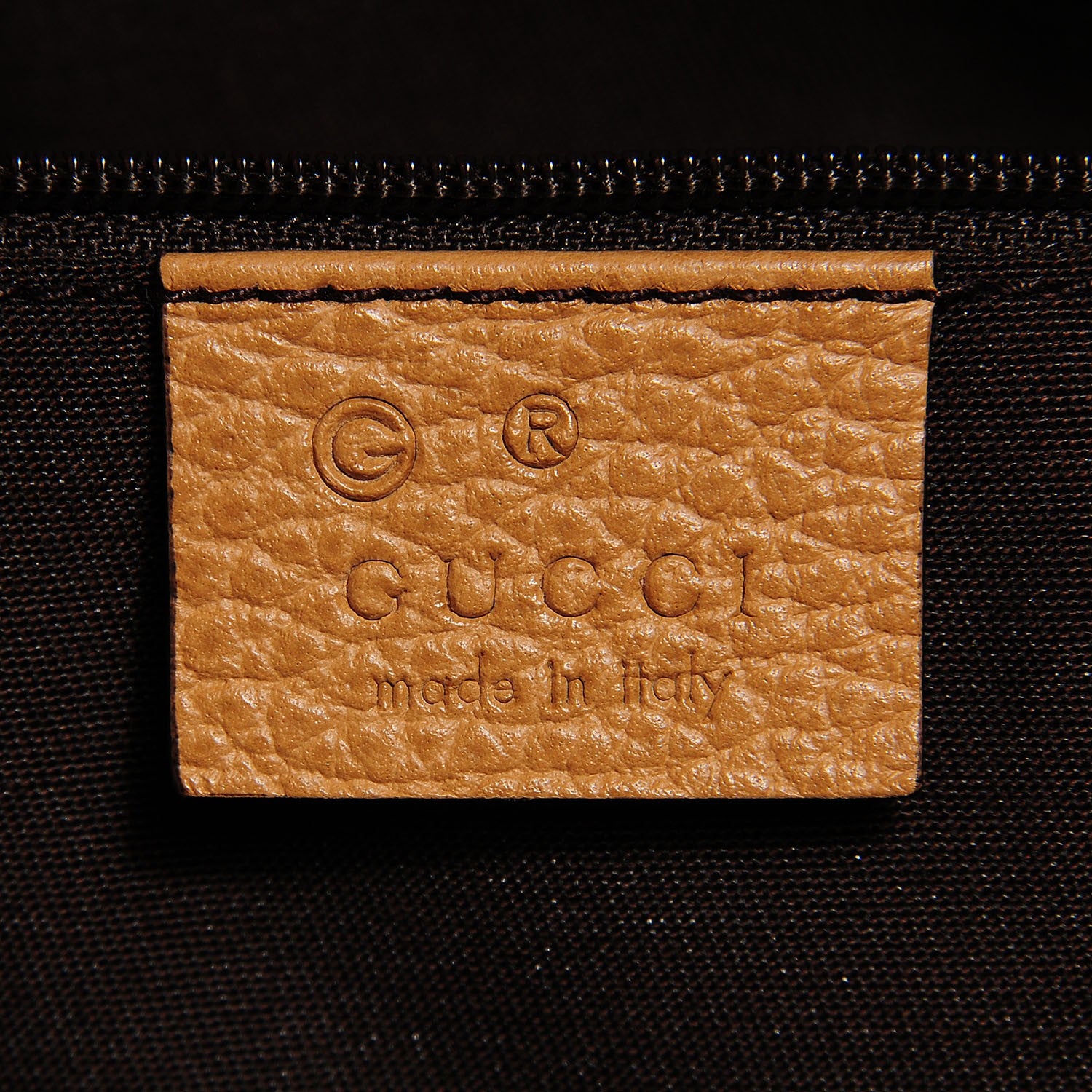 Gucci Calfskin Large Gifford Braided Handle Tote Camel 6 of 8