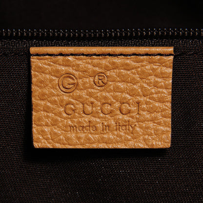 Gucci Calfskin Large Gifford Braided Handle Tote Camel 6 of 8