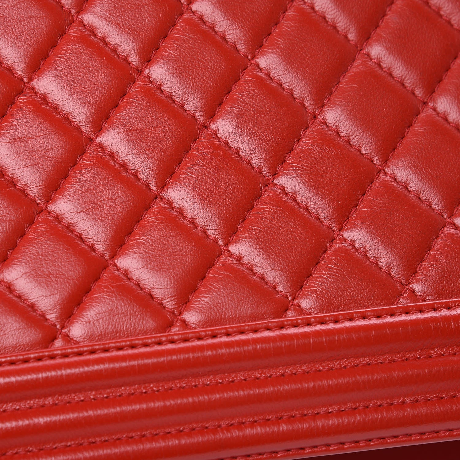 Chanel Calfskin Quilted New Medium Boy Flap Red 16 of 20