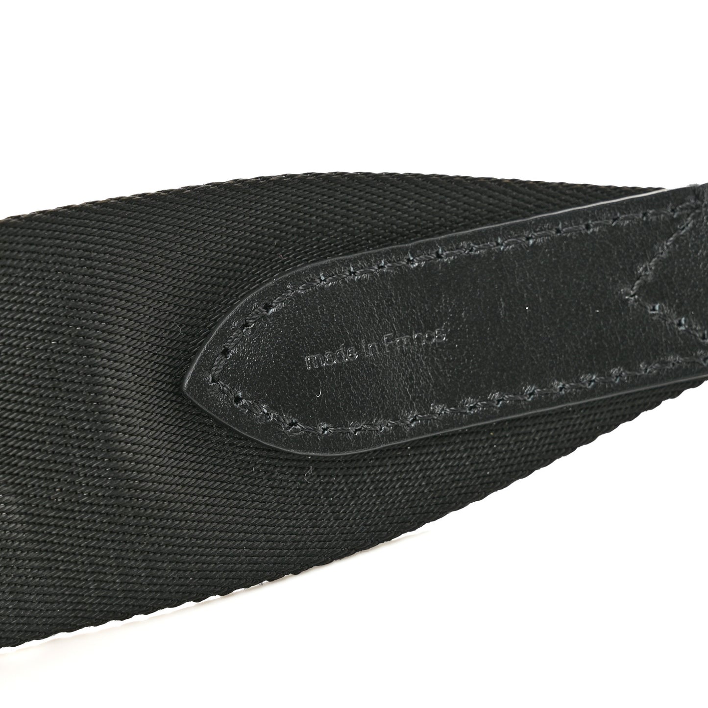 Nylon Jacquard Sporty Bandouliere Shoulder Strap Black