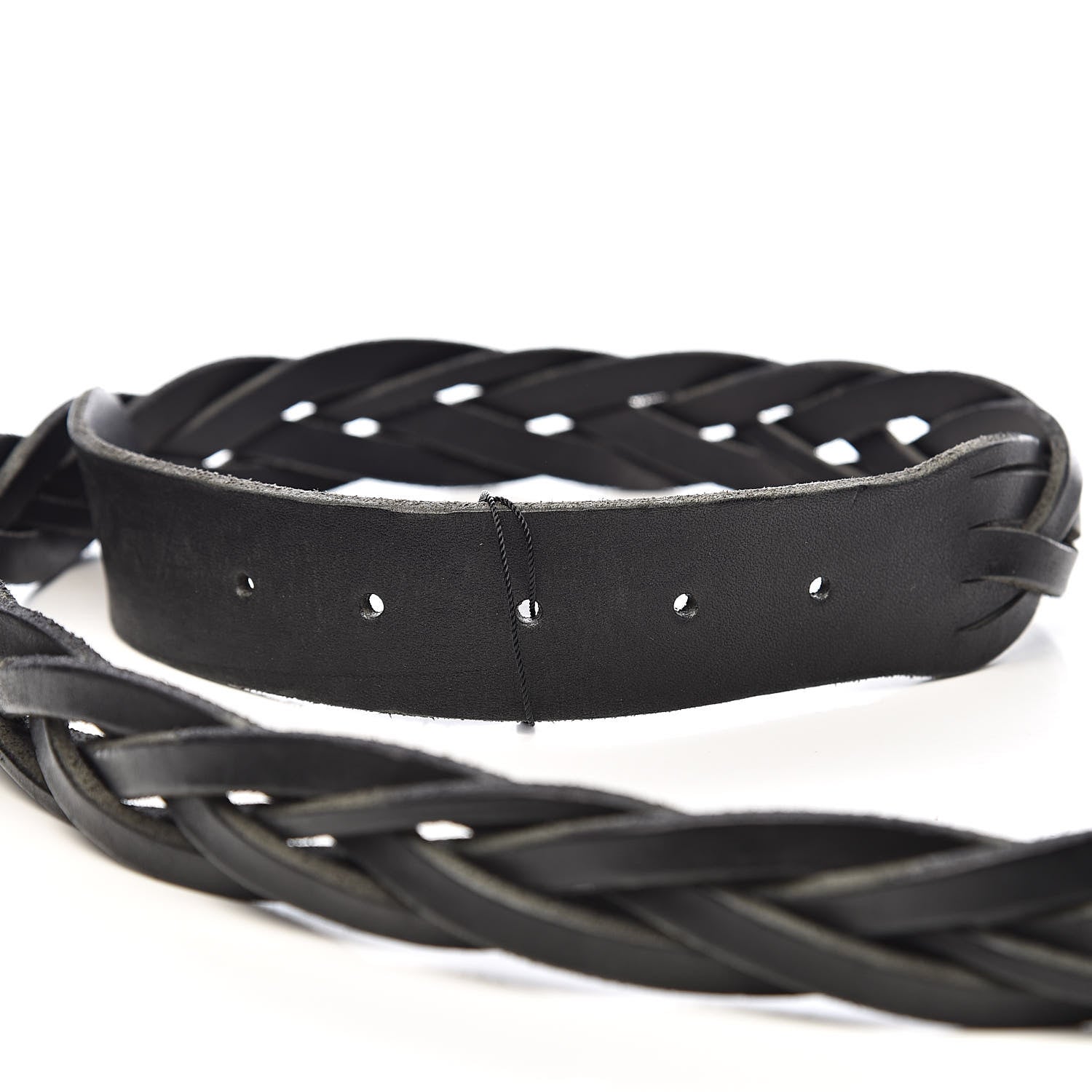 Gucci Calfskin Dionysus Braided Belt 95 38 Black 6 of 6