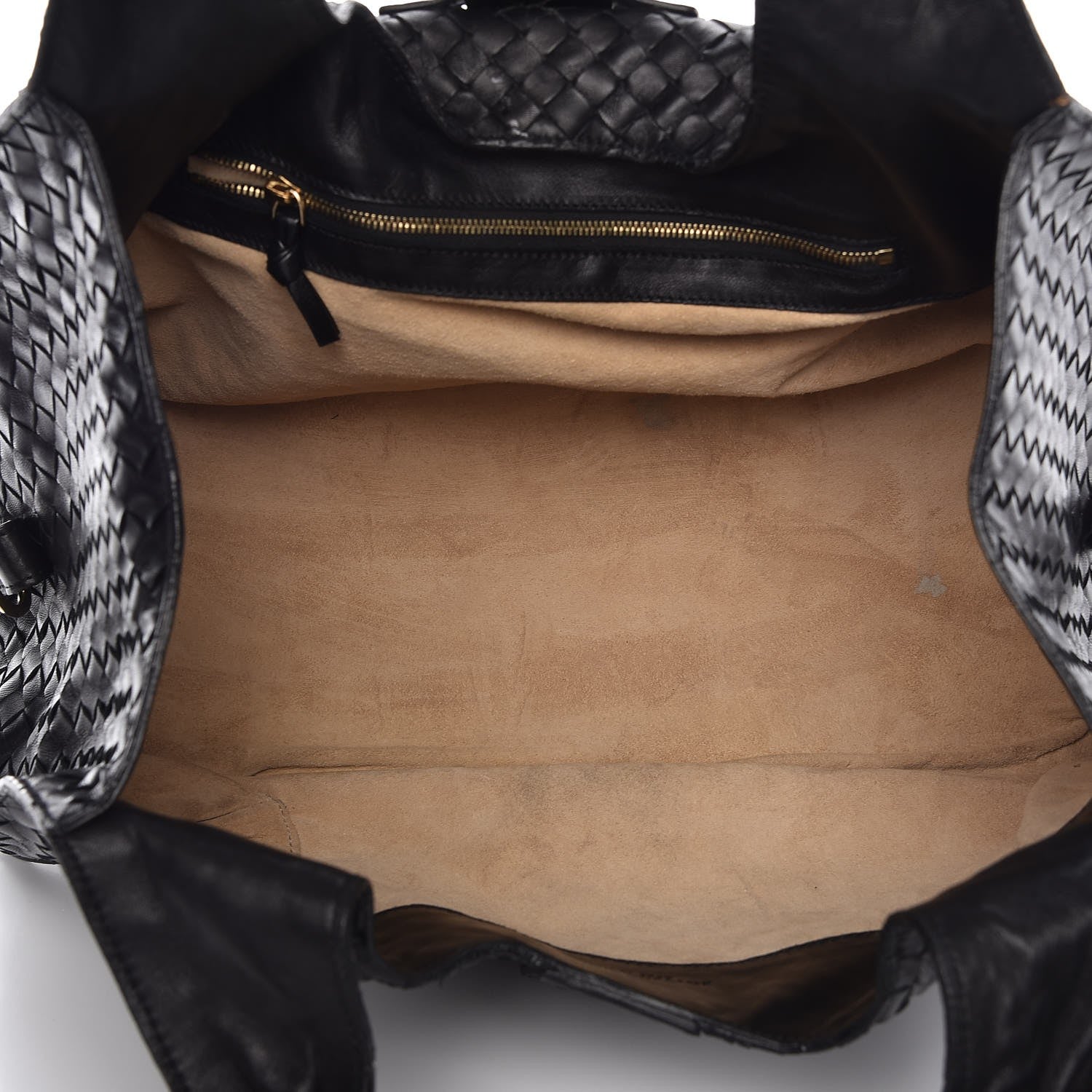 Bottega Veneta Nappa Intrecciato Shoulder Bag Black 5 of 17