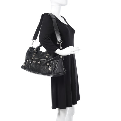 Balenciaga Agneau Giant 21 Silver Hardware Part Time Black 2 of 19
