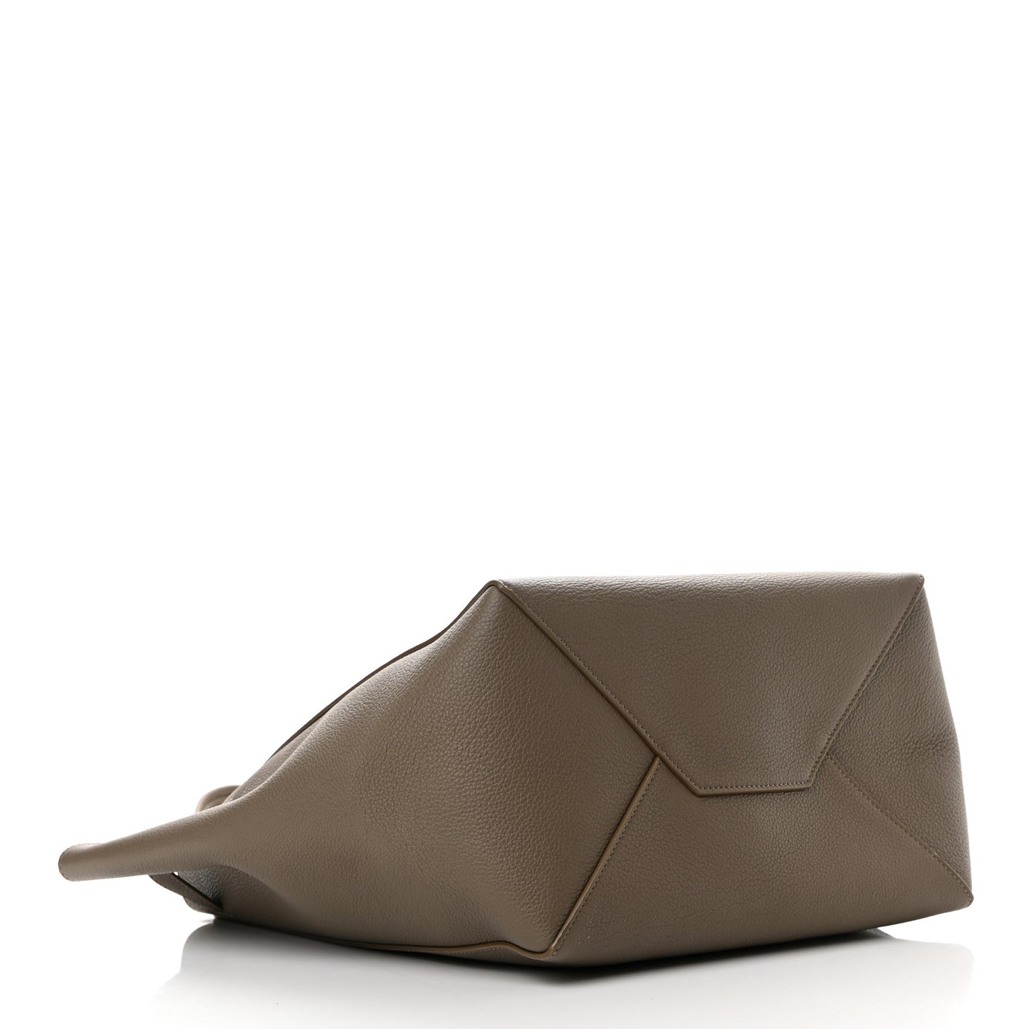 Soft Grained Calfskin Small Belt Cabas Phantom Taupe