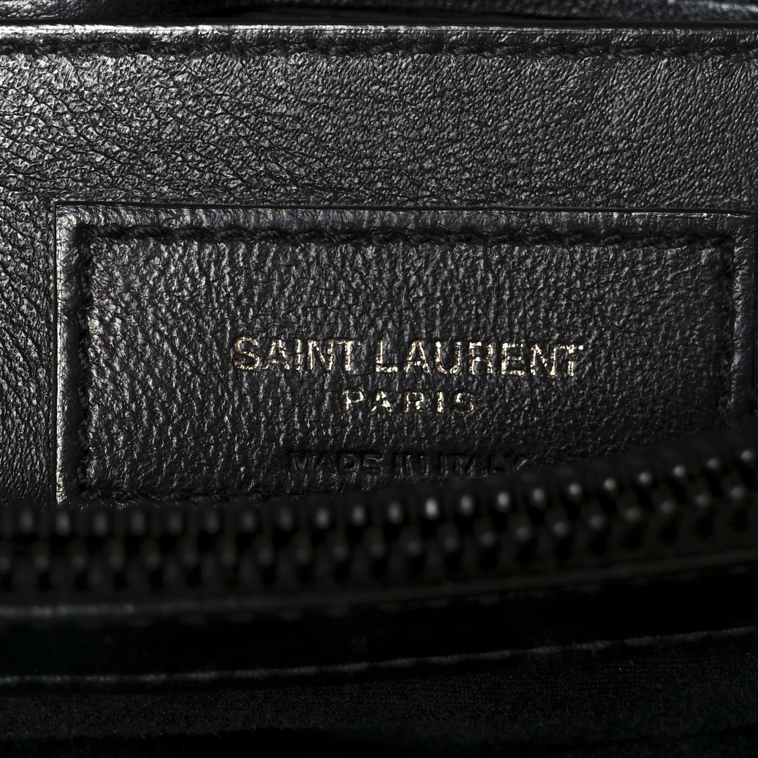 Saint Laurent Calfskin Y Quilted Monogram Monochrome Small Loulou Chain Satchel Black 7 of 11