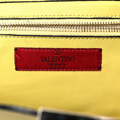 Valentino Garavani Vitello Small Rockstud Tote Water Yellow 6 of 15