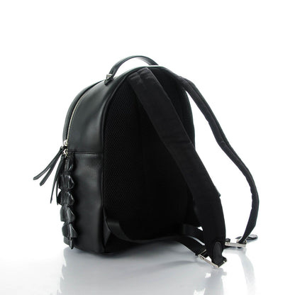 Fendi Vitello Dolce Croc Tail Backpack Black 3 of 8