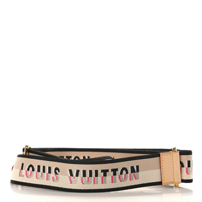 Louis Vuitton Jacquard Speedy Bandouliere 20 Shoulder Strap Black 2 of 3