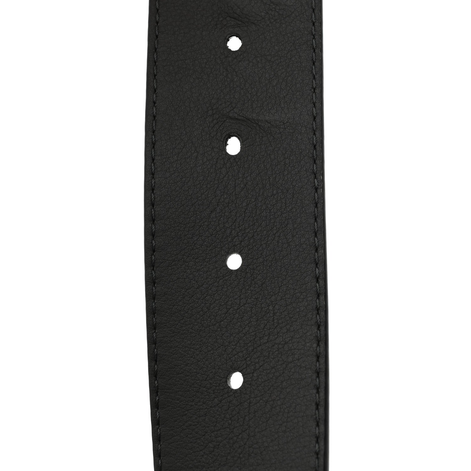Louis Vuitton Calfskin 40mm Damier LV Initiales Reversible Belt 95 38 Gray Black 7 of 8
