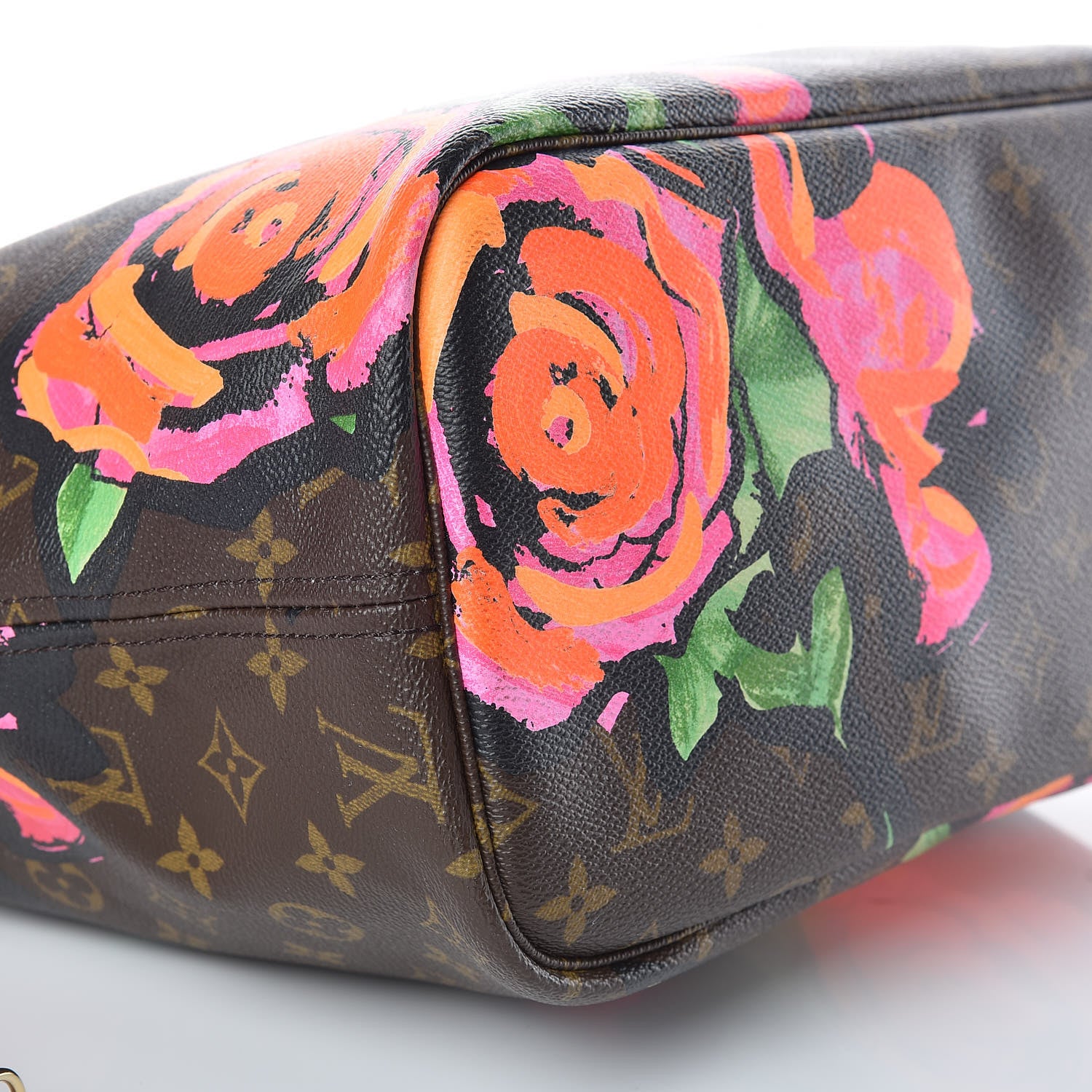 Louis Vuitton Monogram Roses Neverfull MM 5 of 16