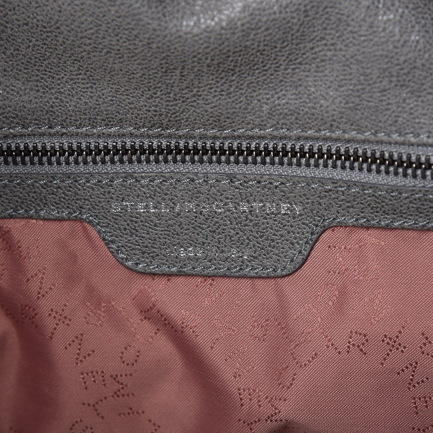 Shaggy Deer Falabella Fold Over Tote Grey