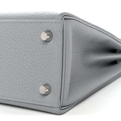 Hermes Togo Kelly Retourne 25 Gris Pantin 9 of 10