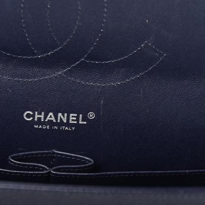 Chanel Caviar Quilted Jumbo Double Flap Navy Blue 7 of 12