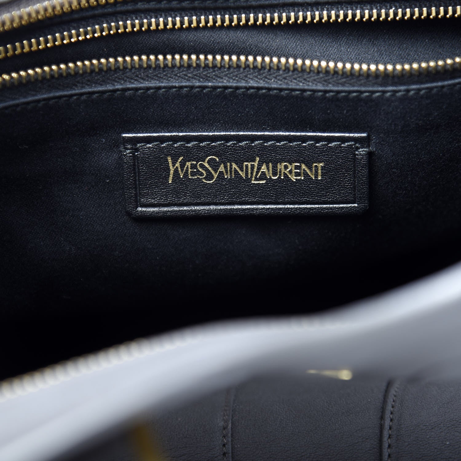 Saint Laurent Sheepskin Small Cabas ChYc Grey 9 of 11