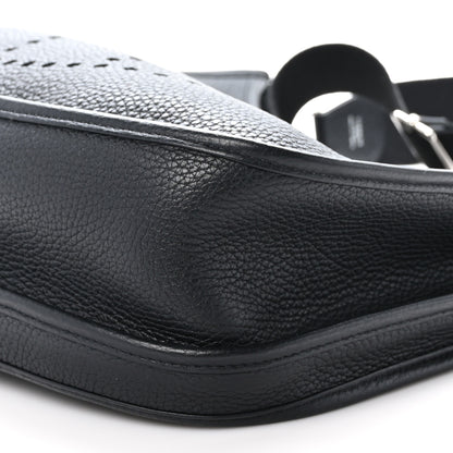 Hermes Taurillon Clemence Evelyne III GM Black 10 of 11
