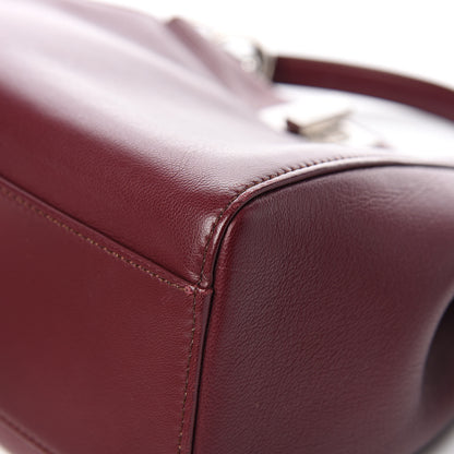 Fendi Nappa Mini Peekaboo Iconic Satchel Bordeaux 12 of 15