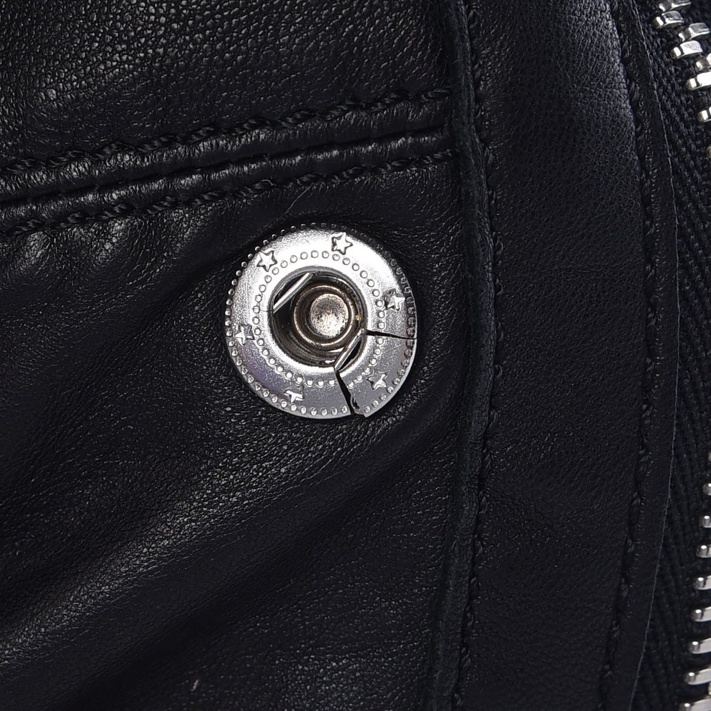Lambskin Mini Marti Backpack Washed Black Rhodium Hardware
