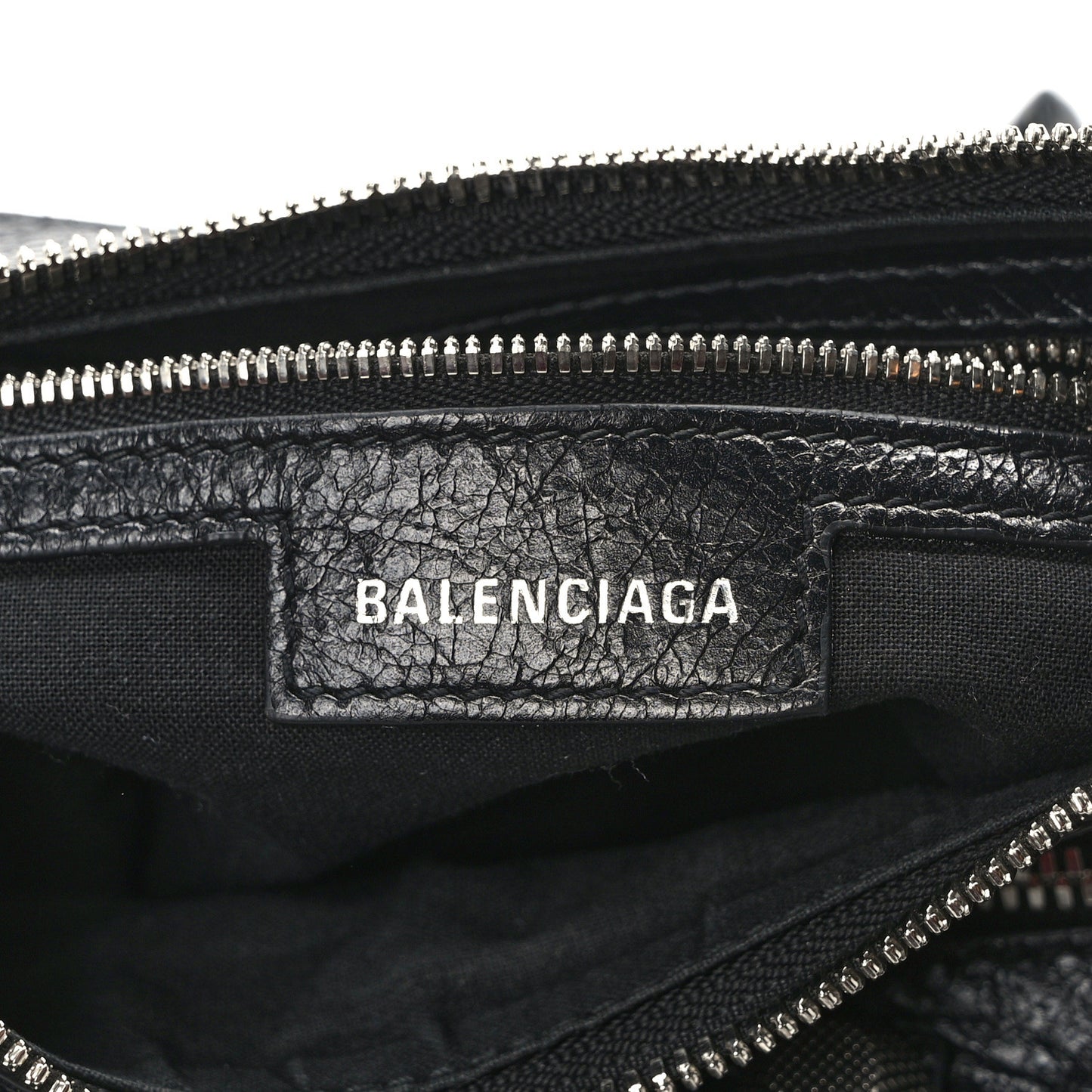 Agneau Arena Small Le Cagole Shoulder Bag Black