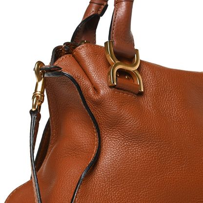 Chloe Calfskin Medium Marcie Satchel Tan 13 of 15
