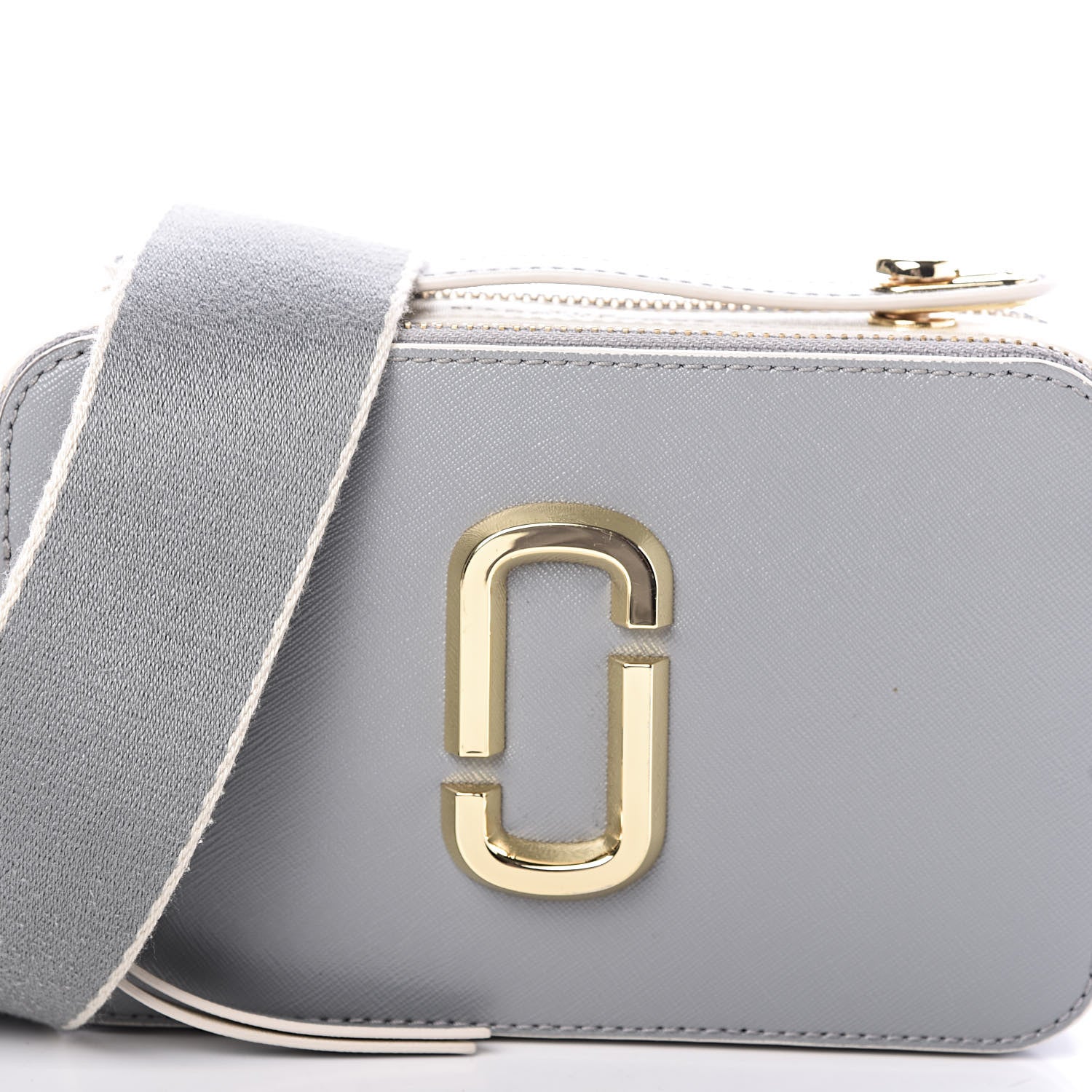 Marc Jacobs Saffiano Large The Sure Shot Camera Bag Rock Grey 9 of 9