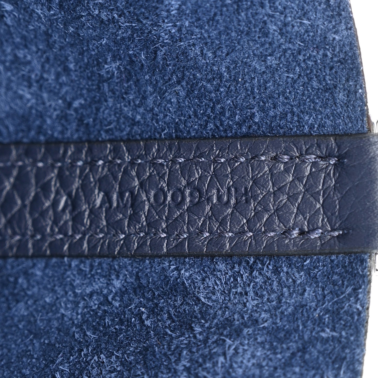 Taurillon Clemence Swift Eclat Picotin Lock 22 MM Bleu Nuit Bleu Electrique