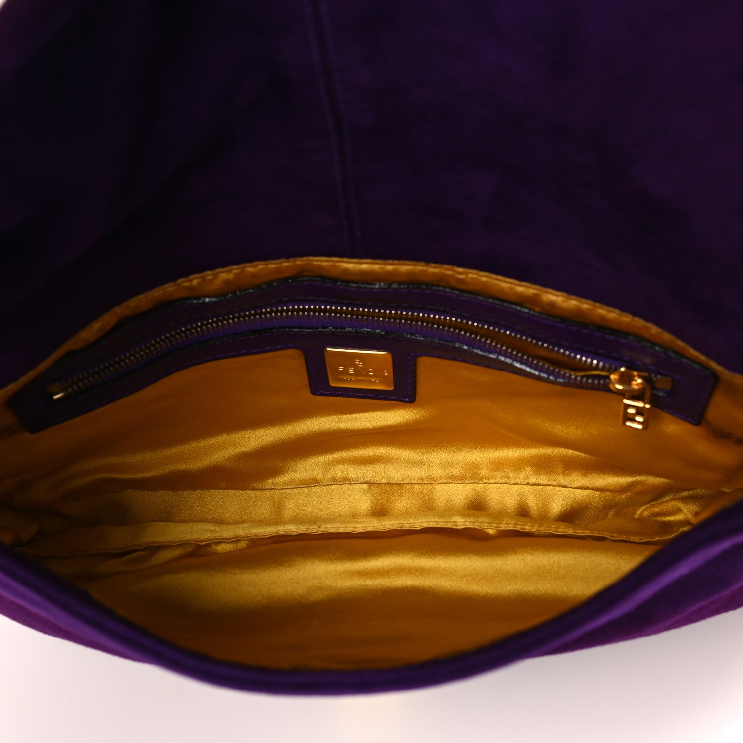 Fendi Suede Baguette Purple 5 of 11