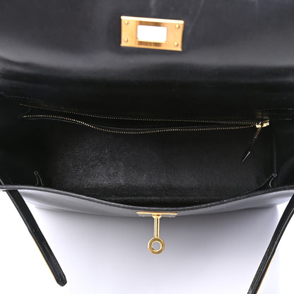 Hermes Box Kelly Retourne 28 Black 4 of 13