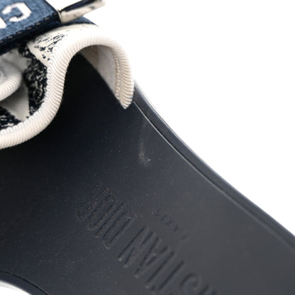 Christian Dior Canvas Dior(e)volution Mule Slide Sandals 36 Deep Blue 9 of 12