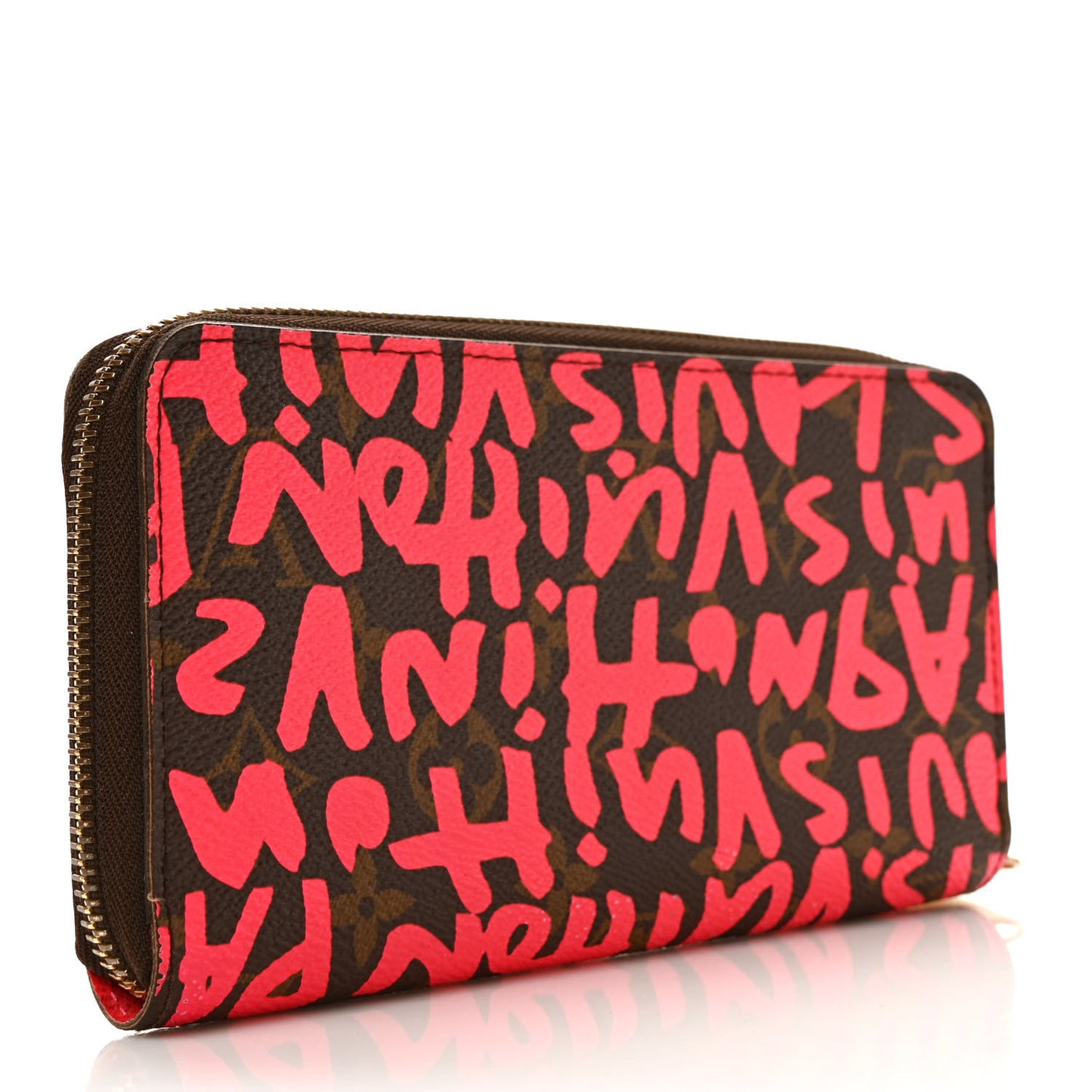 Monogram Graffiti Zippy Wallet Fuchsia