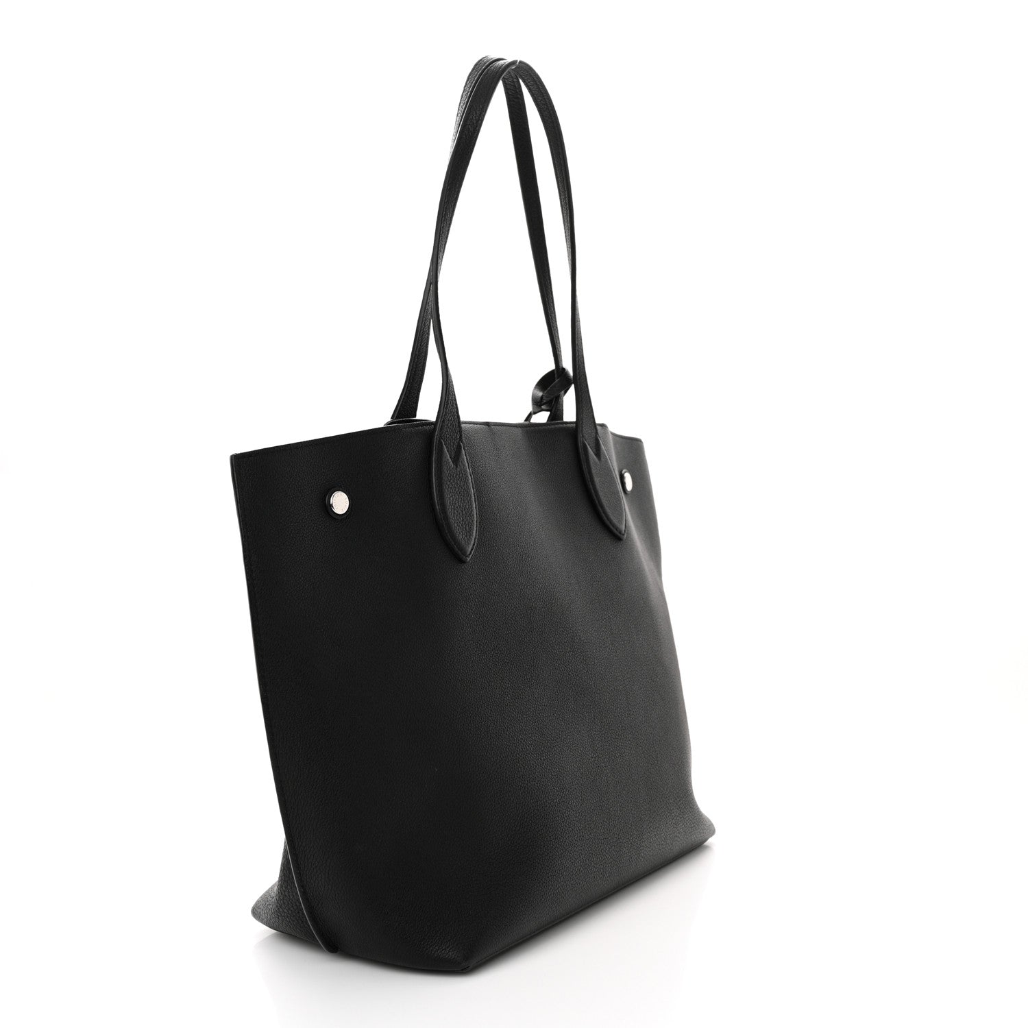 Louis Vuitton Calfskin Lockme Go Tote Black 3 of 11