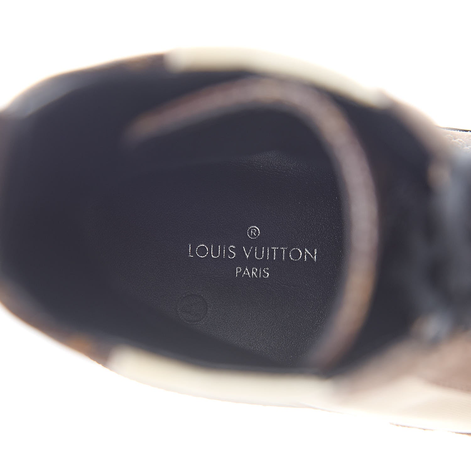 Louis Vuitton Suede Calfskin Monogram Laureate Platform Desert Boots 35 Beige 7 of 9