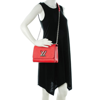 Louis Vuitton Epi Twist Shoulder Bag MM Coquelicot 2 of 7