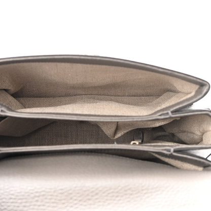 Gucci Dollar Calfskin Interlocking G Top Handle Shoulder Bag Loess 5 of 11