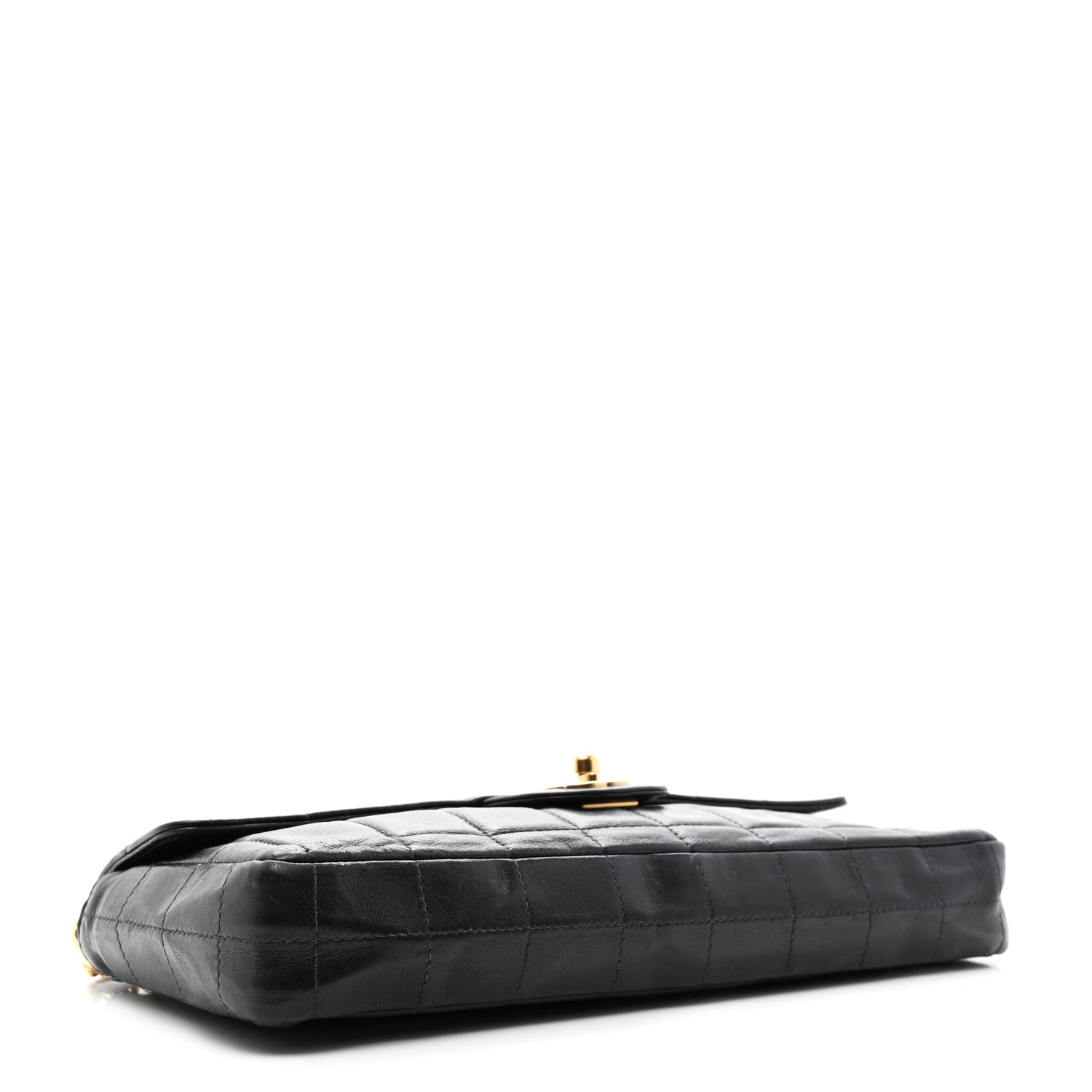 Chanel Lambskin East West Chocolate Bar Flap Black 4 of 14