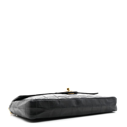 Chanel Lambskin East West Chocolate Bar Flap Black 4 of 14