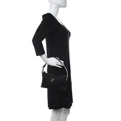 Versace Nylon Tribute Icon Flat Pouch Black 2 of 9