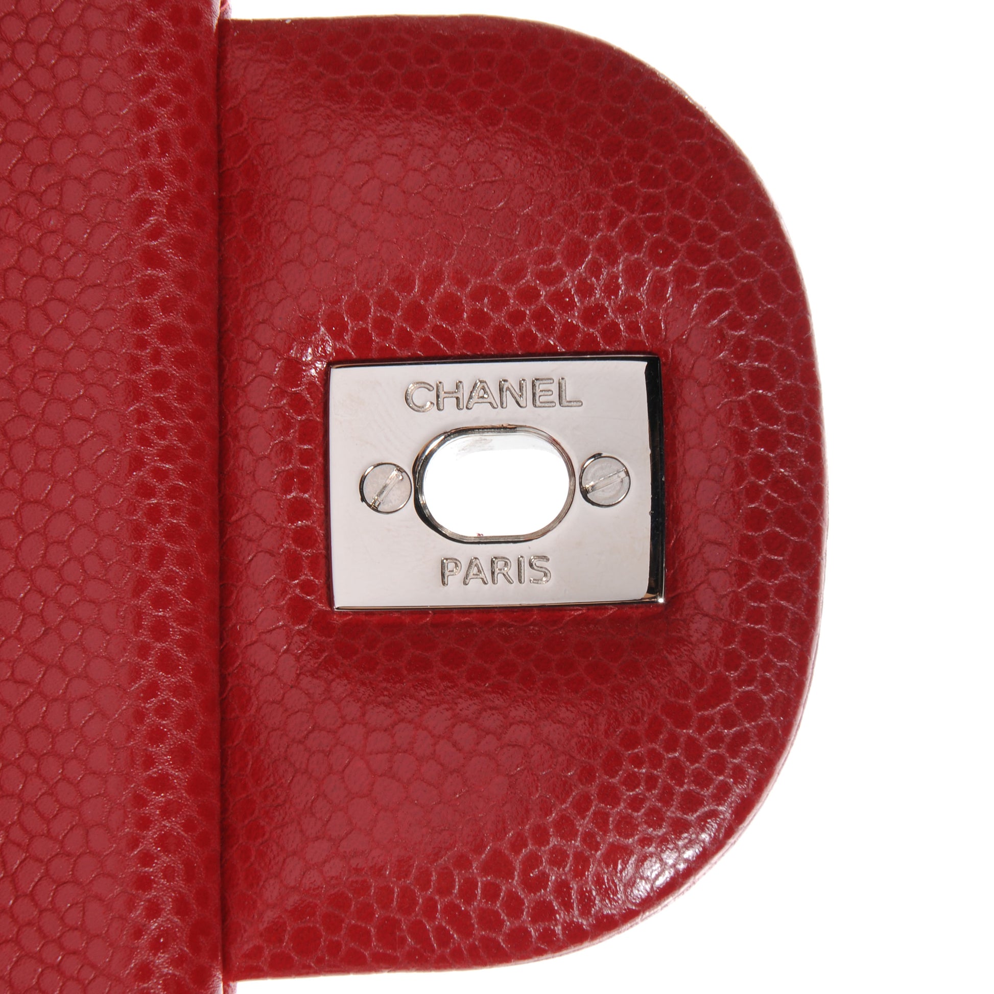 Chanel Caviar Jumbo Double Flap Red 9 of 9