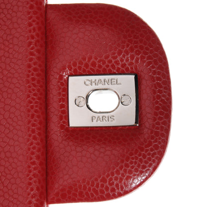 Chanel Caviar Jumbo Double Flap Red 9 of 9